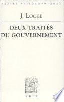 Télécharger le livre libro Deux Traités Du Gouvernement